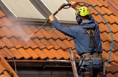 Démoussage et hydrofuge de toiture à Récourt